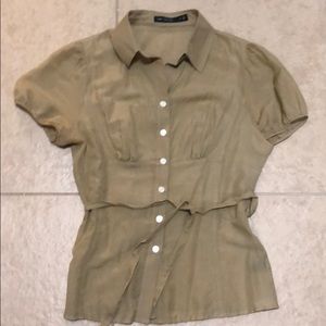 The Limited Short sleeve button down shirt